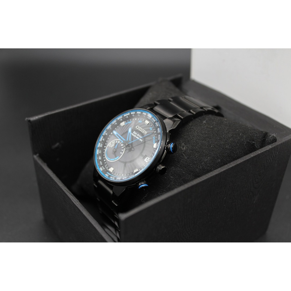 Citizen CC3078-81E Satellite Wave GPS Eco-Drive Black Blue